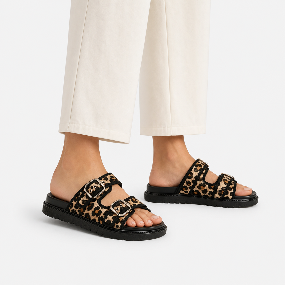 Sandales Quality Leopard