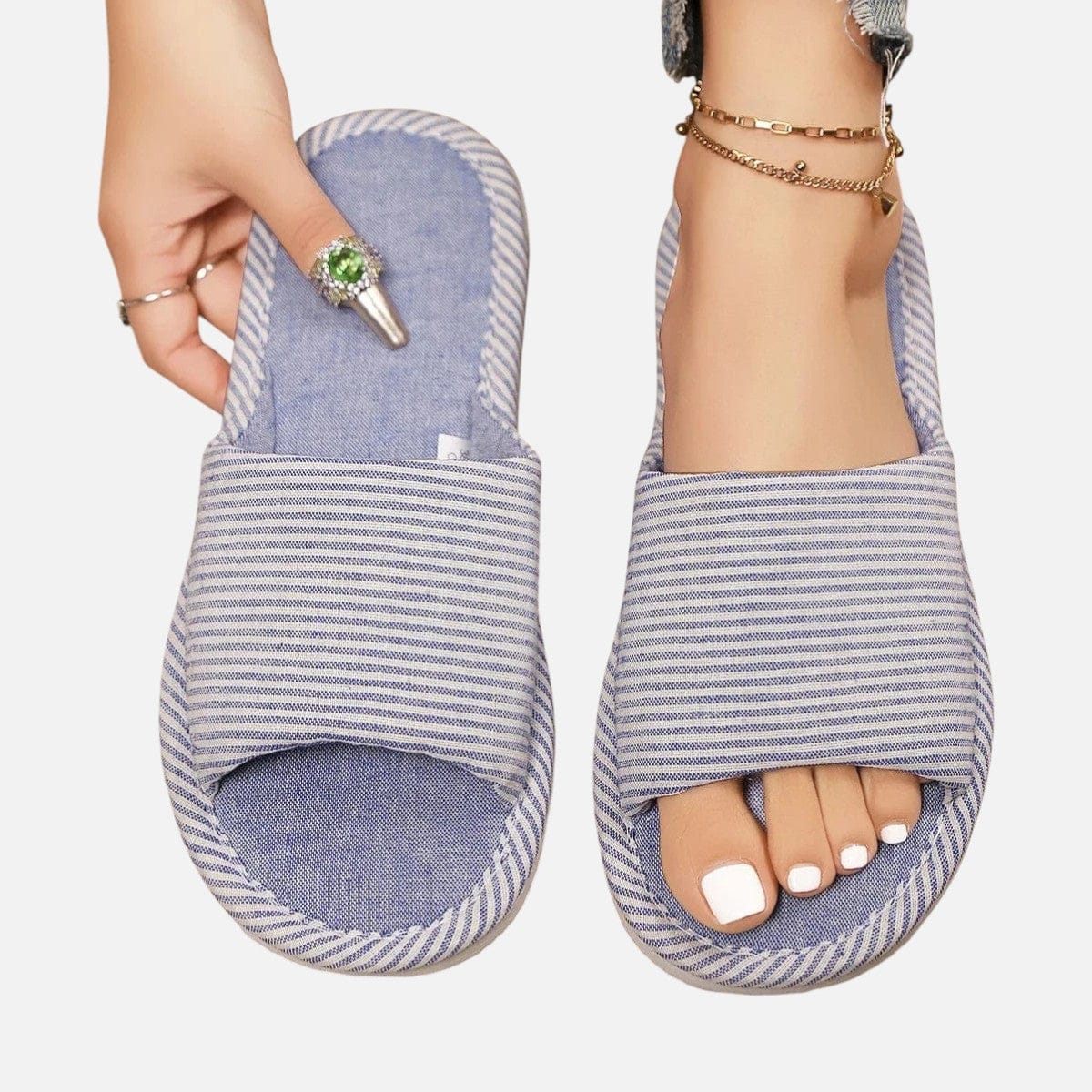 Chaussons RayureChic