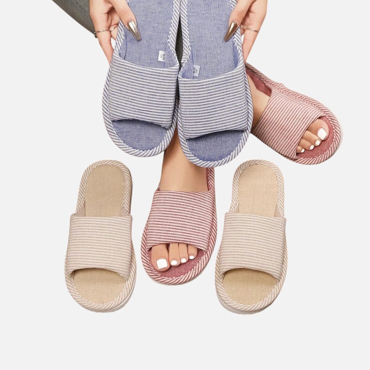 Chaussons RayureChic