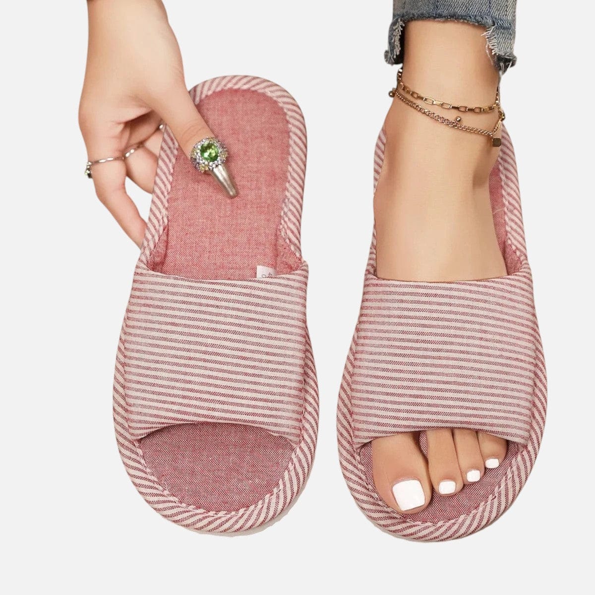 Chaussons RayureChic